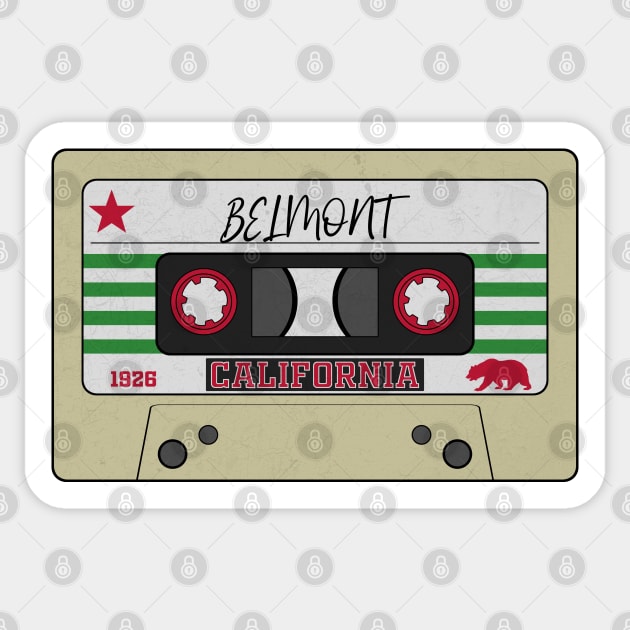 Belmont California Sticker by RAADesigns